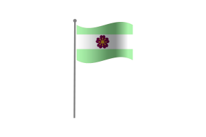 Waving Flag of Diamoric flag