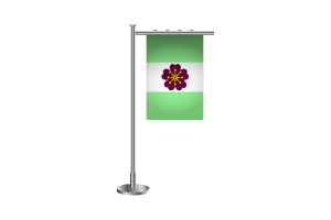 3d Diamoric Standing Flag flag