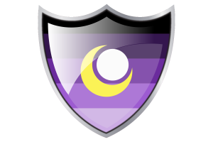 Shield with Flag of Enbian flag