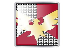 Feather Pride Flag Square icon flag