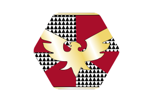 Feather Pride Flag Vector Illustration flag