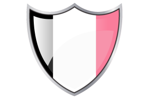 Scudo con la bandiera di Femaric flag