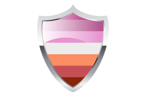 Bandiera di Femaric con scudo medievale flag