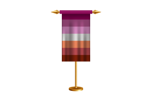 Bandiera cerimoniale di Femaric vettoriale gratuita flag