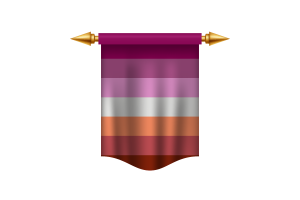 Striscione reale della bandiera di Femaric flag