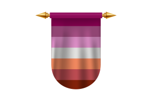 Immagini vettoriali dell'emblema della bandiera di Femaric flag