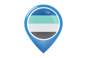 Freysexual Flag Map Pin Icon flag