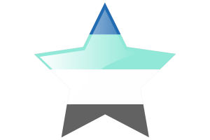 Freysexual Flag Star Icon flag