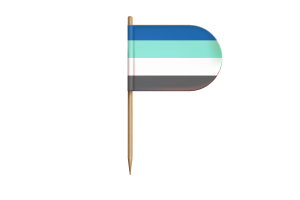 Freysexual Flag for Desk, Table flag