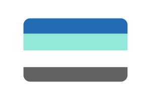 Freysexual Flag rounded Rectangle Vector Illustration flag