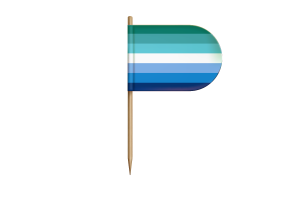 Bandera de Gaymale para escritorio, mesa flag