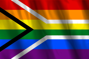 Drapeau national de la fierté gay d'Afrique du Sud flag