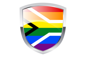 Clipart du drapeau national de la fierté gay d'Afrique du Sud flag