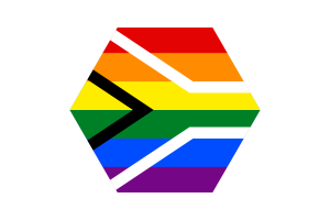 Drapeau de la fierté gay d'Afrique du Sud vecteur gratuit | SVG et PNG flag