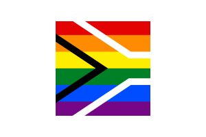Clipart du drapeau de la fierté gay d'Afrique du Sud flag