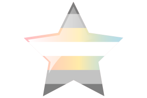 Demifluid Flag Star Icon flag