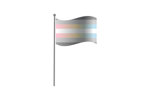 Waving Flag of Demifluid flag