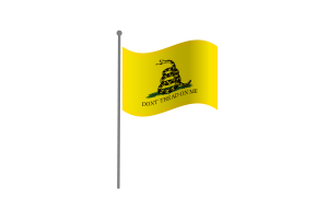 Waving Flag of Gadsden flag