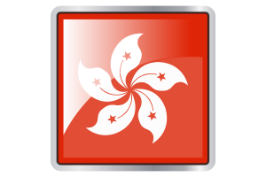 Hong Kong Flag Square icon flag