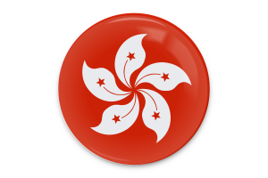 Hong Kong Flag Vector Art flag
