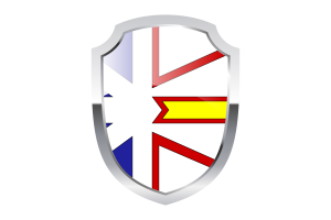 Newfoundland and Labrador Shield Logo flag