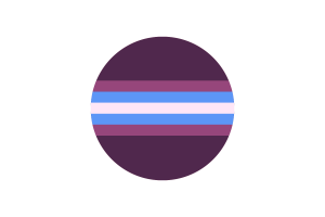 Gender-Nonconforming Flag Circle Vector Free flag
