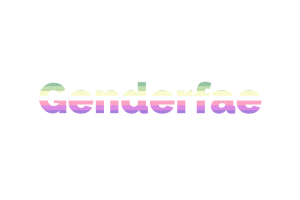 Genderfae Text Art flag