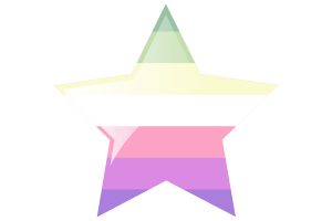 Genderfae Flag Star Icon flag