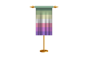 Genderfae Ceremonial Flag Vector Free flag