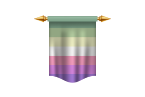 Genderfae Flag Royal Banner flag