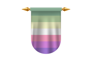 Genderfae Flag Emblem Vector Images flag