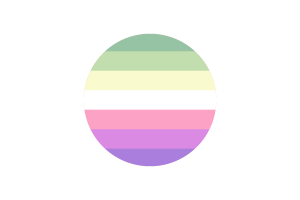 Genderfae Flag Circle Vector Free flag