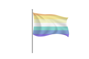 Genderfaun Flag symbol flag