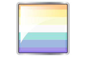 Genderfaun Flag Square icon flag