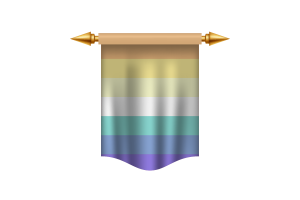 Genderfaun Flag Royal Banner flag