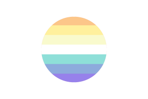 Genderfaun Flag Circle Vector Free flag