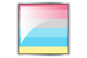 Icono Cuadrado de la Bandera de Genderflux flag