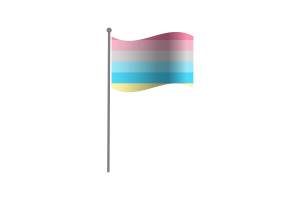 Bandera Ondeante de Genderflux flag