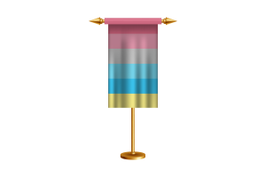 Bandera Ceremonial de Genderflux Vectorial Gratis flag