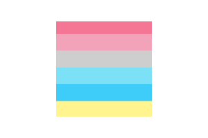 Clipart de la Bandera de Genderflux flag