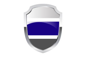 Écu avec le drapeau de Greygender flag