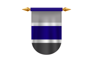 Drapeau Greygender en 3D flag