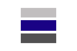 Drapeau Greygender forme hexagone arrondi flag