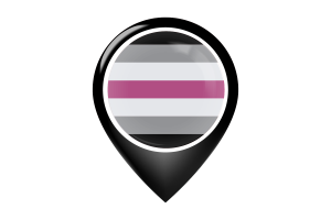 Librafemme Flag Map Pin Icon flag