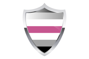 Librafemme Flag with Medieval Heater Shield flag