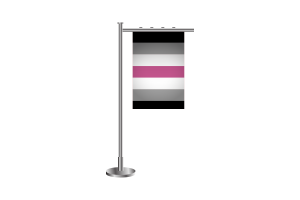 3d Librafemme Standing Flag flag