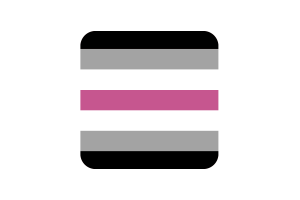 Librafemme Flag Square Rounded Shape flag