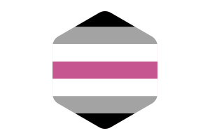 Librafemme Flag Rounded Hexagon Shape flag