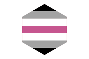 Librafemme Flag Hexagon Shape flag