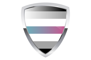 Drapeau Bouclier Libragender flag
